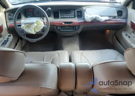 2001 Mercury Grand Marquis Ls z USA, uszkodzony, nr VIN 2MEFM75W21X715352